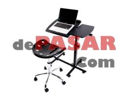 Meja Laptop Posisi Berdiri Standing Table Woody dePASAR com